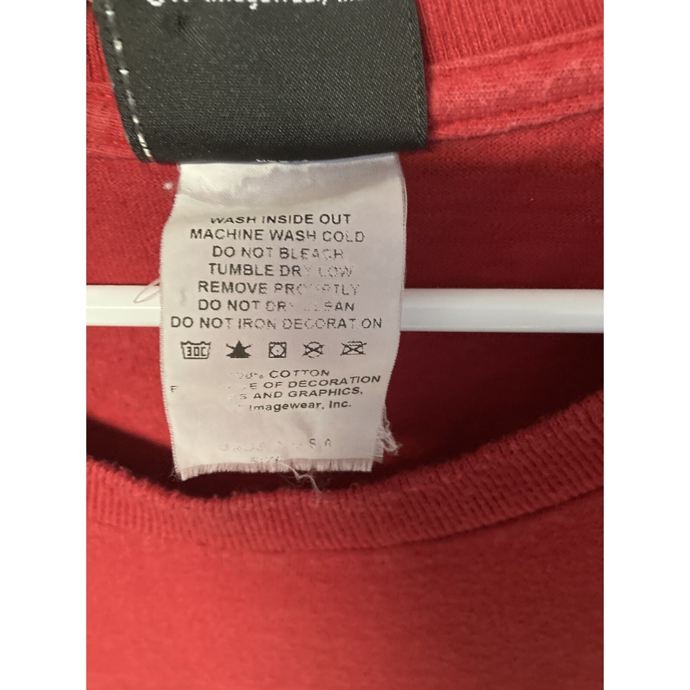 Harley Davidson Bayside Portsmouth, Va. Red T-shirt Mens L Civil War Ships - Picture 3 of 10
